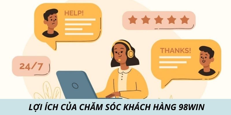 Lợi ích liên hệ chăm sóc khách hàng 98win